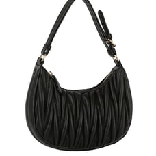 Faux Leather Shoulder Bag