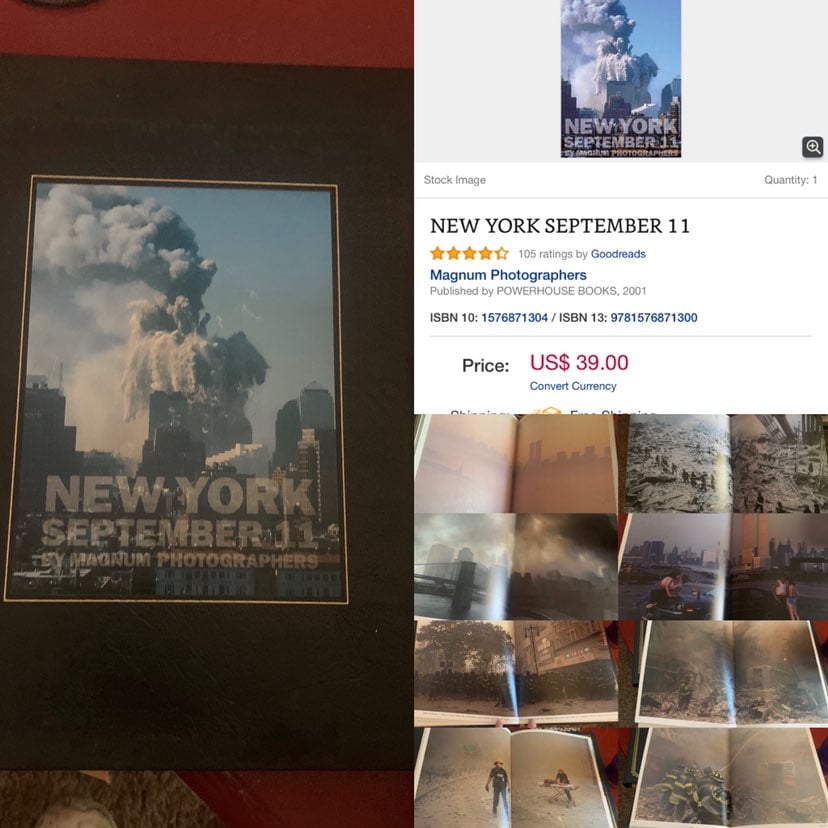 9/11 22kt gold plated Books