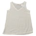 NEW Soft Surroundings Del Mar Tank Top Marshmallow Cream Raw Edge - Size Small