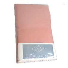 Vintage Cuddledown Pink King Comforter Cover Cotton Sateen New Open