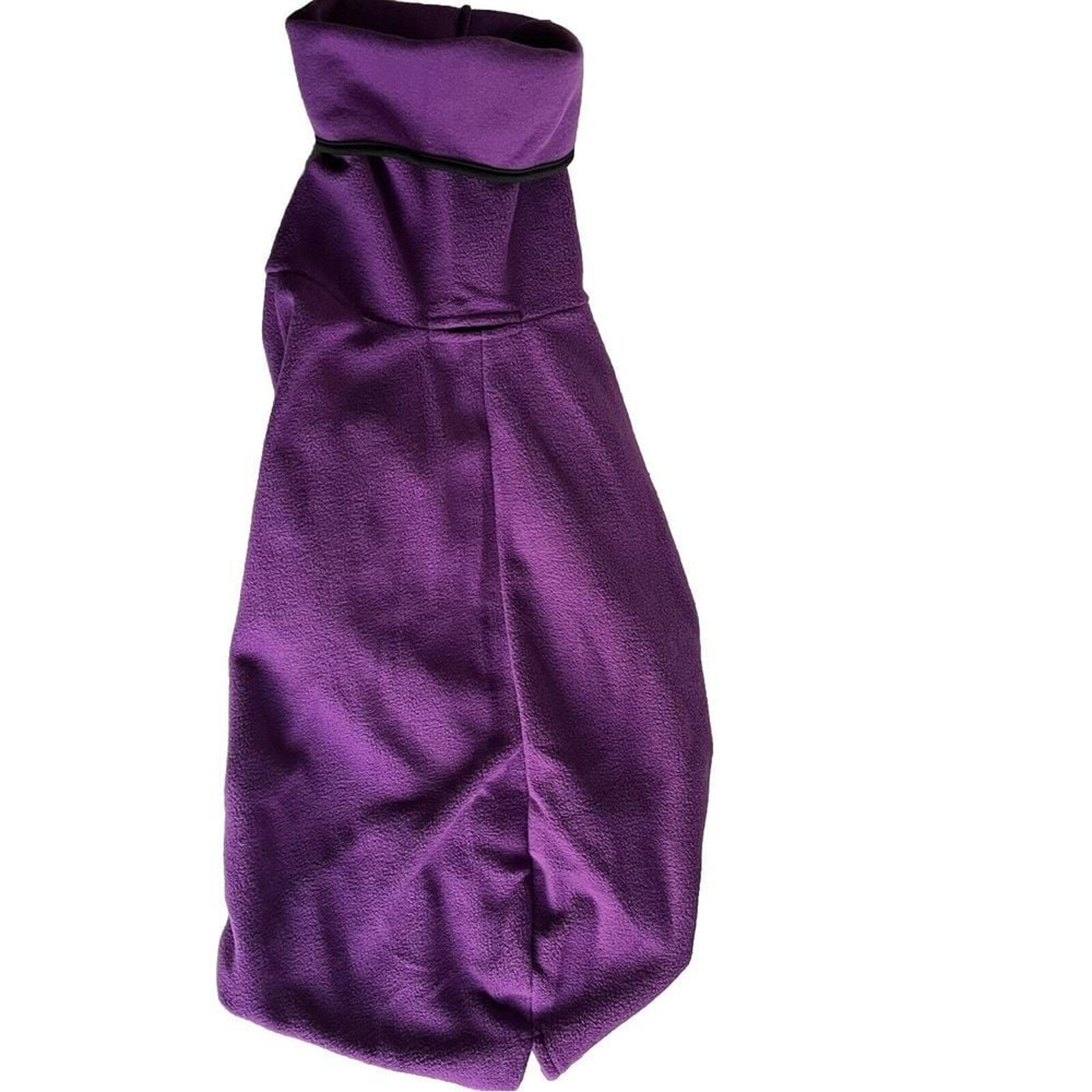 Fleece Dog Vest Sweater Warm Winter Apparel Jacket Medium Pet Coat Purple