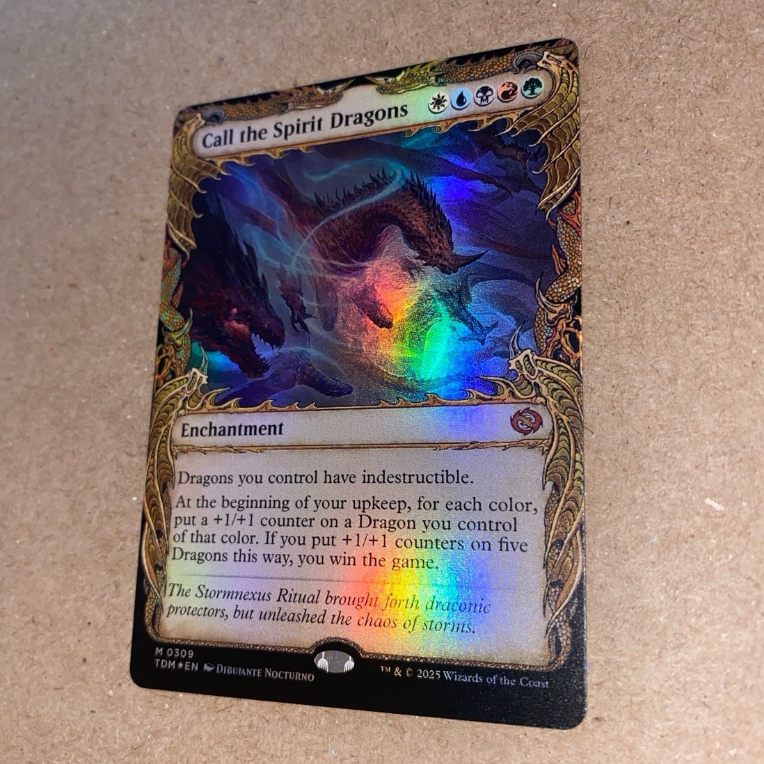 Call the Spirit Dragons Showcase Foil M 0309 TDM