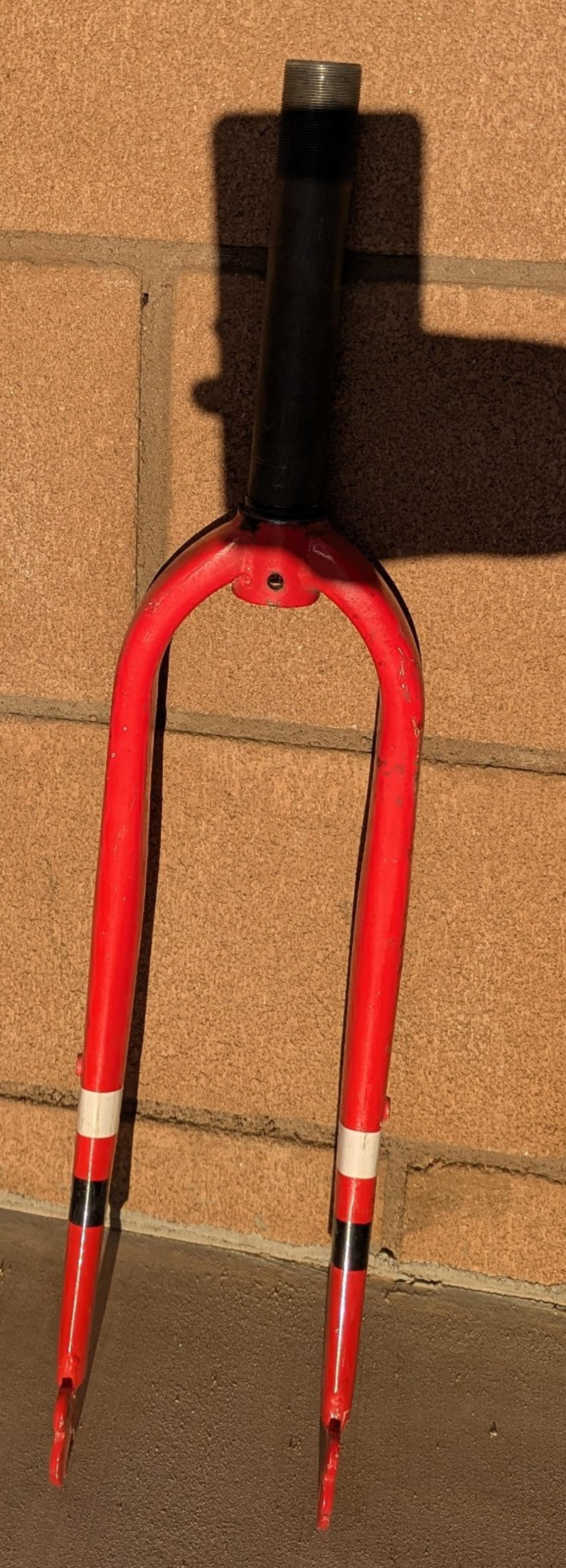 26in threaded rigid bike fork