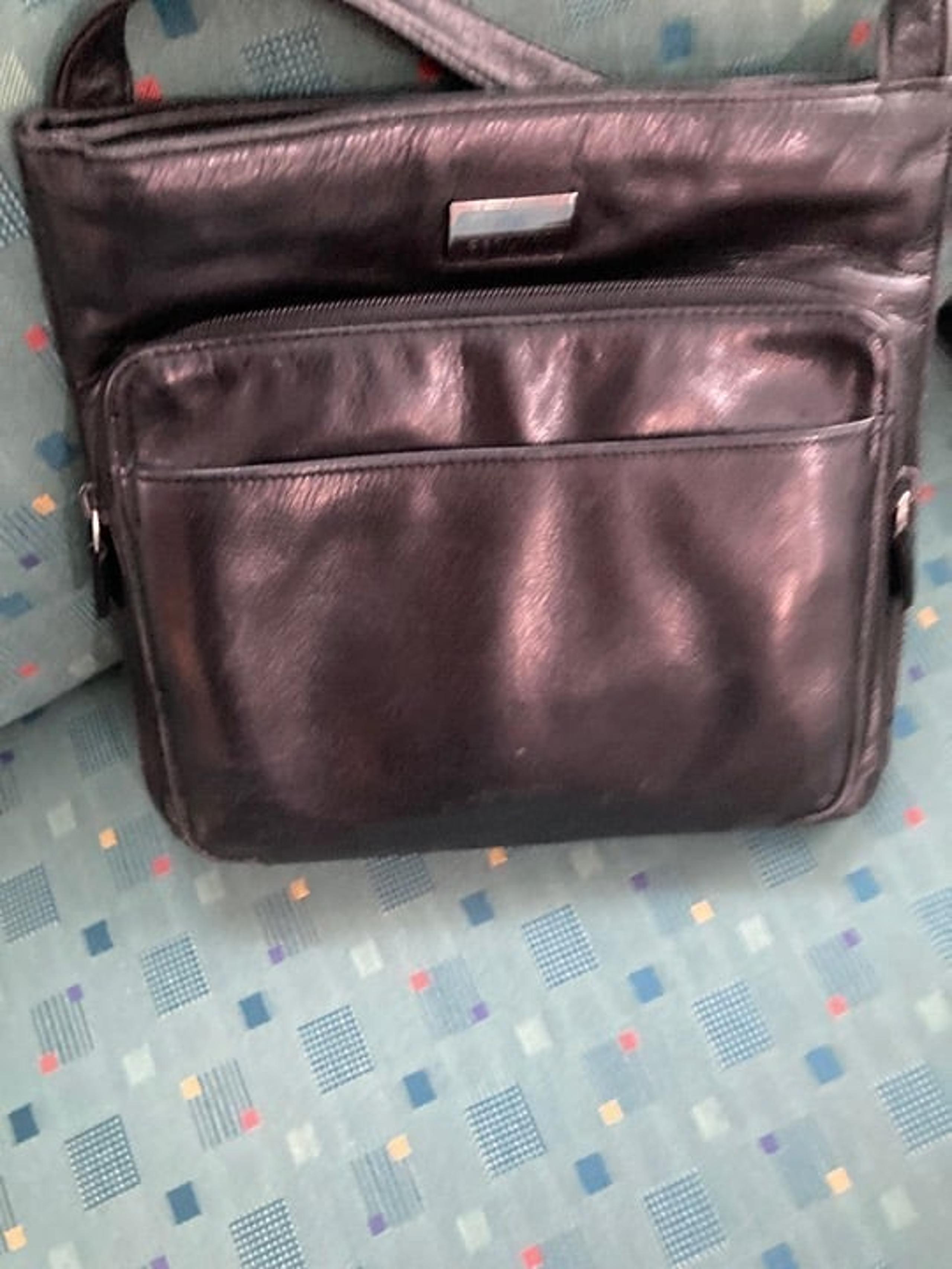 Perlina leather over the shoulder bag