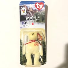 MAPLE The Bear 1996 McDonalds Ty Teenie Beanie Baby OakBrook RARE Tag Error 1993