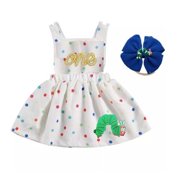9-12 The very Hungry Caterpillar dress First Birthday Outfit Clothes