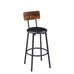Rustic Bar Table Set w/ 2 Stools (43 )