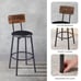 Rustic Bar Table Set w/ 2 Stools (43 )