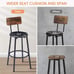 Rustic Bar Table Set w/ 2 Stools (43 )