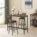 Rustic Bar Table Set w/ 2 Stools (43 )