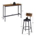 Rustic Bar Table Set w/ 2 Stools (43 )