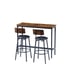 Rustic Bar Table Set w/ 2 Stools (43 )