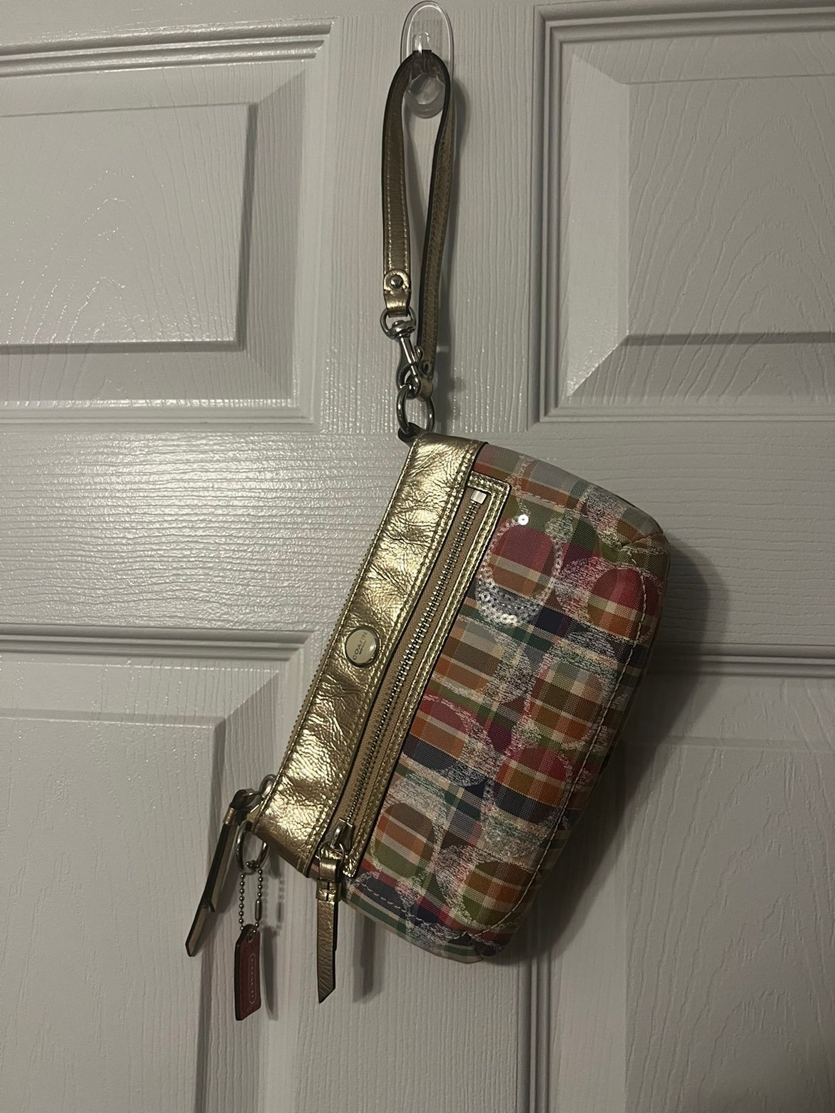 Coach Wristlet Plaid
