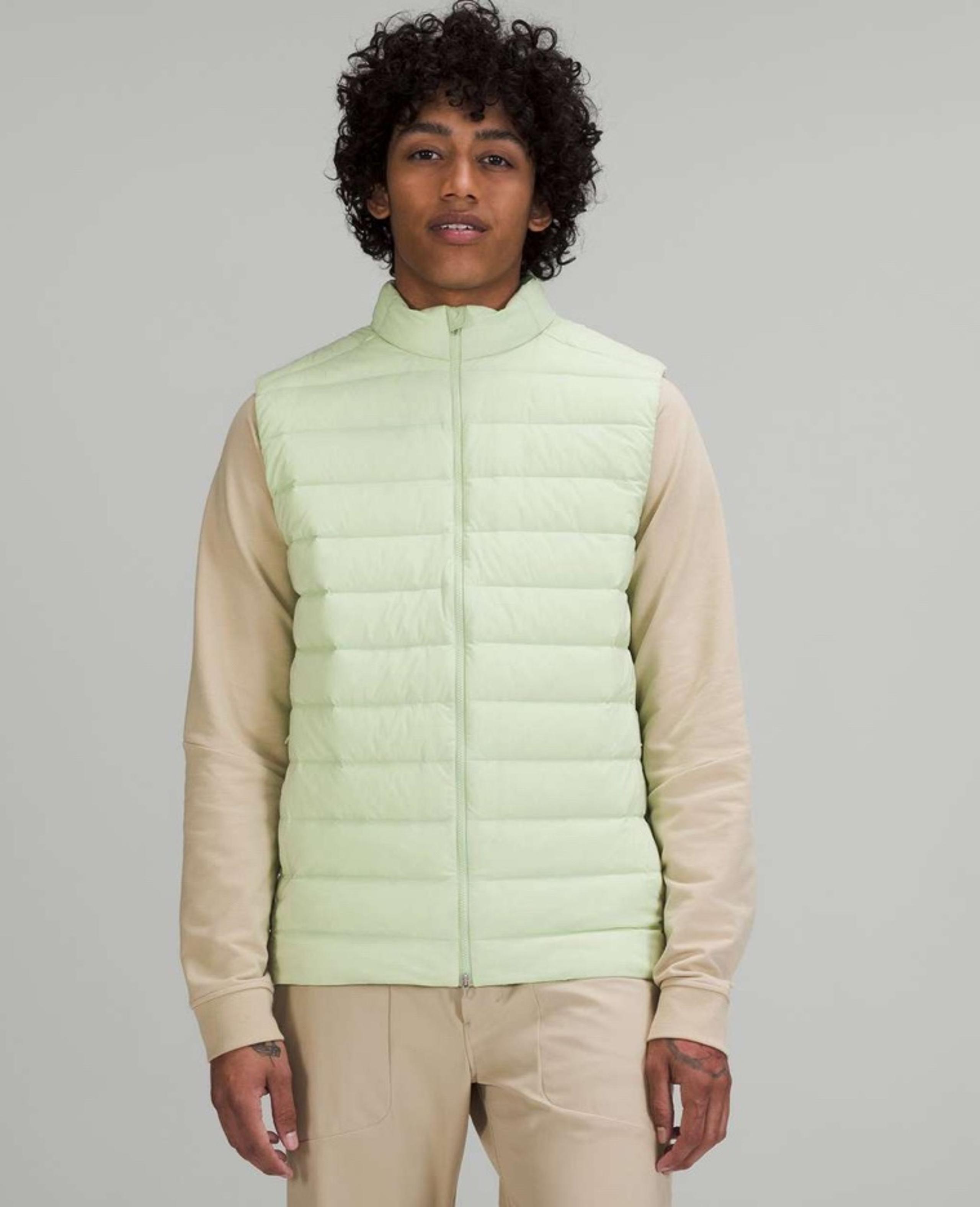 Lululemon Athletica Mint Green Puffer Vest Size M