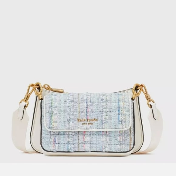 Kate Spade Morgan Tweed Double-up crossbody Bag