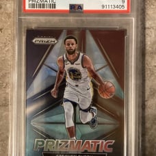 Stephen Curry Golden State Warriors 2022 PRIZM PRIZMATIC PSA MINT 9