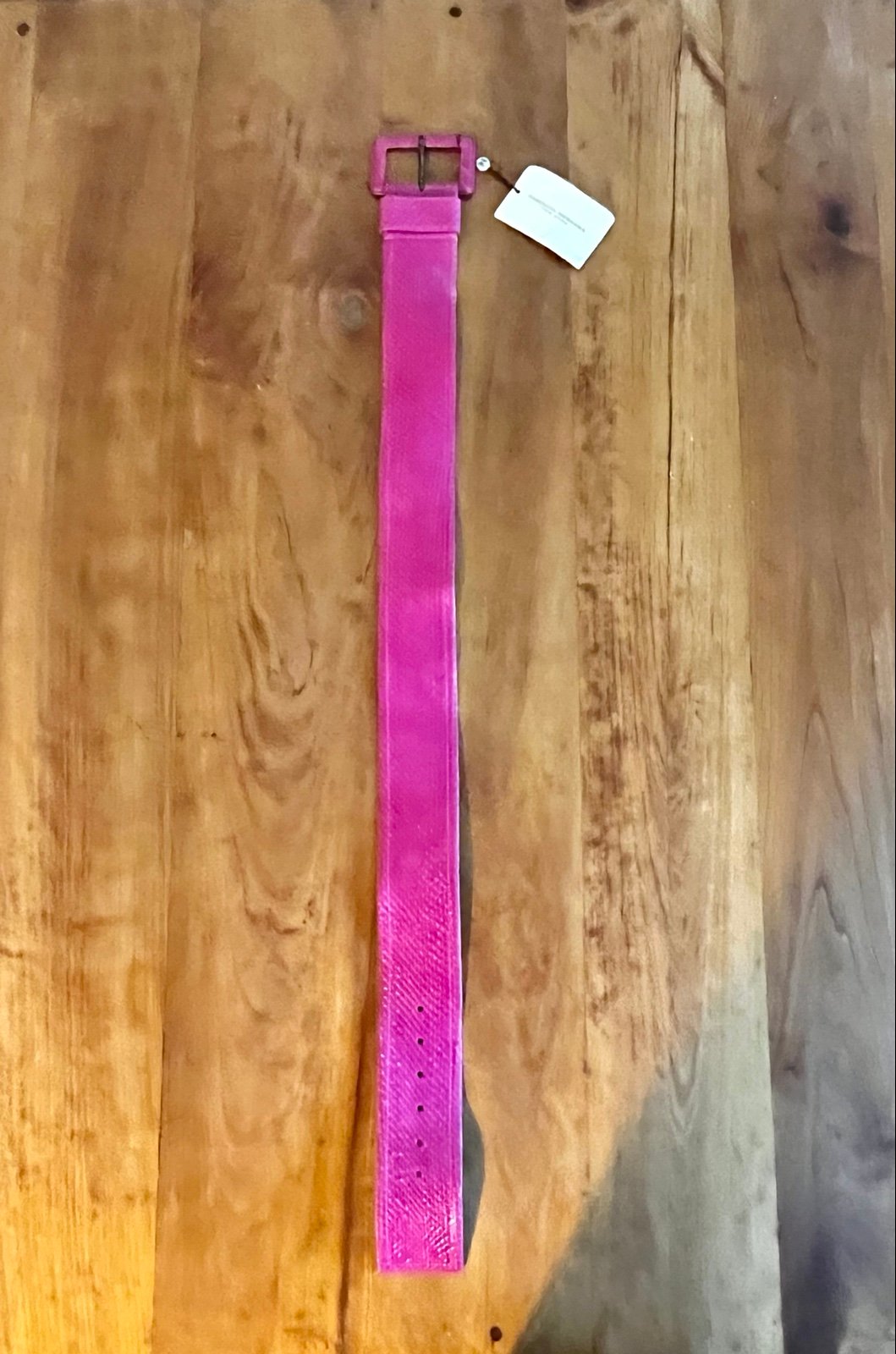 Carolina Herrera Vintage Snake Print Belt Made in Italy Size Medium