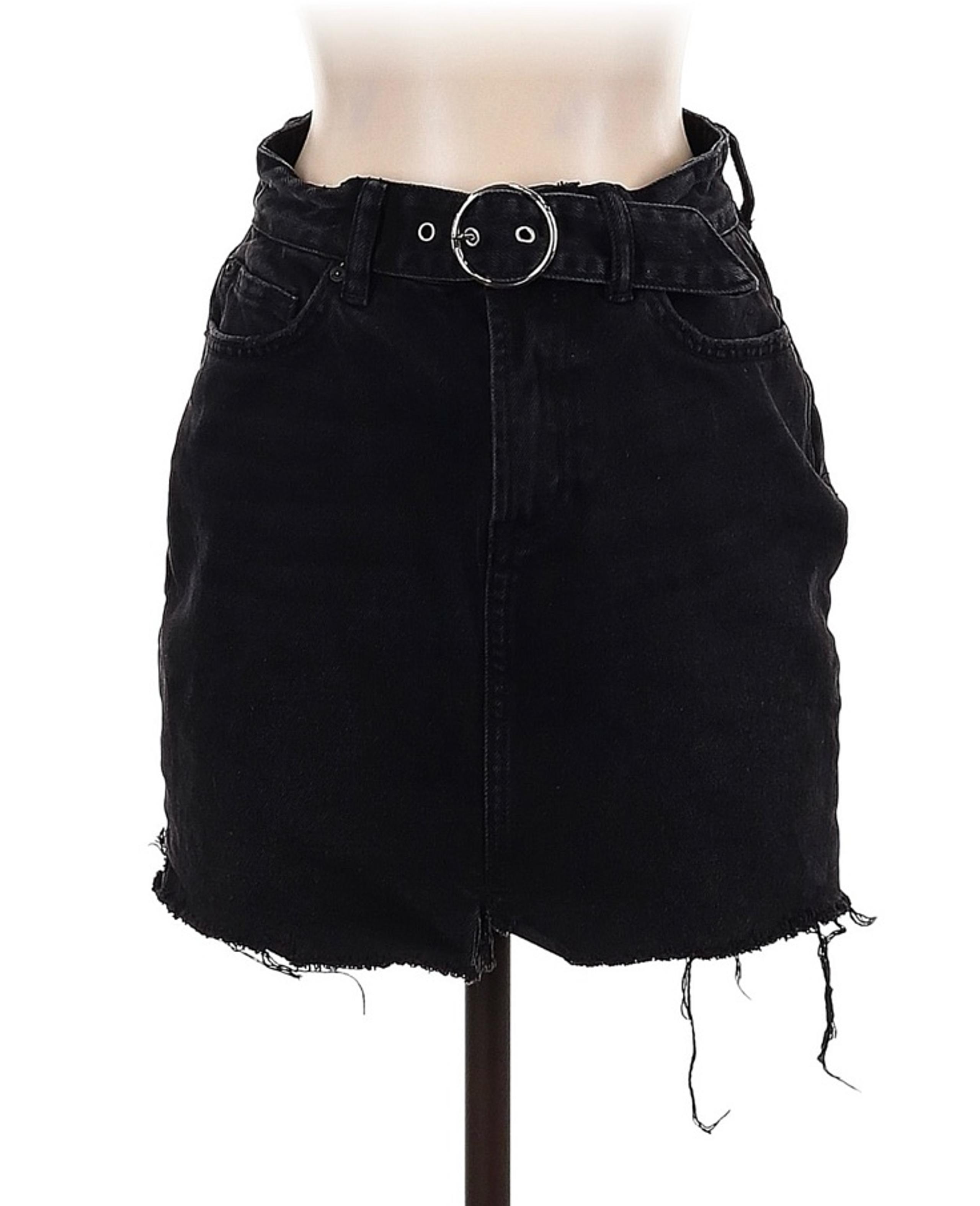 All Saints black denim skirt XS (25) 0-2