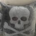 20” skull pillow