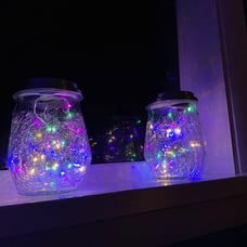 Solar Lantern, Hanging Solar Lights Outdoor Waterproof 2 Pack