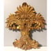 2 Large Gold/Bronze Wall Art Pieces, 20.5 x 18 x 2