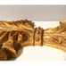 2 Large Gold/Bronze Wall Art Pieces, 20.5 x 18 x 2