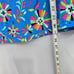 IBKUL UPF 50+ Floral Athletic Long Sleeve Top Quick Dry Performance Shirt Size L