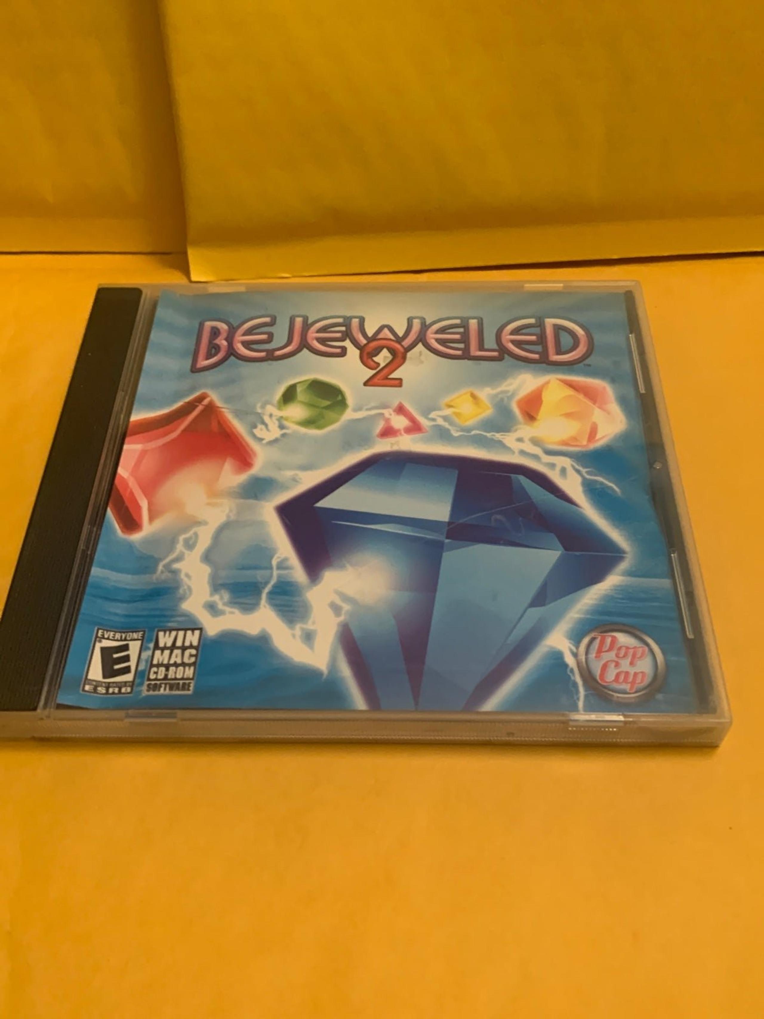 FREE SHIPPING - Bejeweled 2 Computer Game Win Mac CD Rom