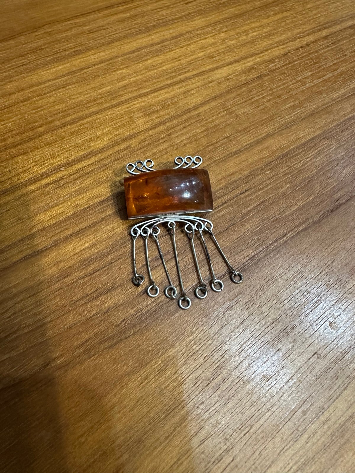 Vintage Soviet Union/Russian 875 Silver Brooch