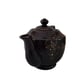 Vintage 1940s Japanese Moriage Teapot Brown Gold Orange Hand Painted Decorative