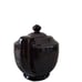 Vintage 1940s Japanese Moriage Teapot Brown Gold Orange Hand Painted Decorative