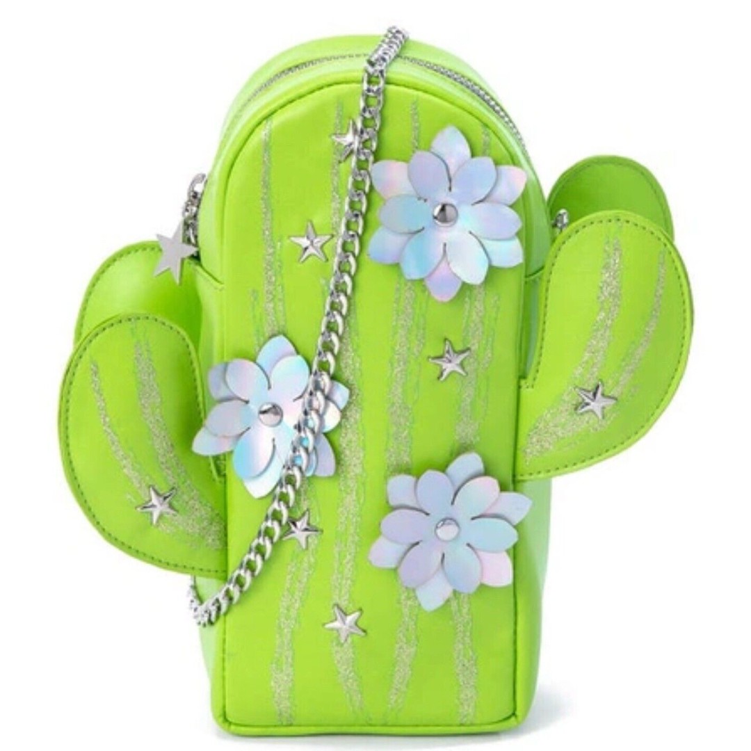 B. Rosy By Ruby Rose Turner Girls Cactus 3D Floral Appliqué Bag New (Sm Flaw)