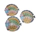 3 Fish Shaped Plates Italica Ars Italy Pottery Sea Ocean Beach Theme
