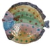 3 Fish Shaped Plates Italica Ars Italy Pottery Sea Ocean Beach Theme