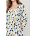 PINK CHICKEN Antique White Painted Spots Leena Dress Size S