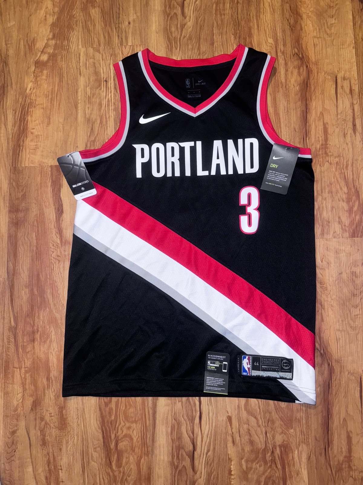 New Nike Portland Trail Blazers McCollum Icon Swingman Jersey-Men size Medium 44
