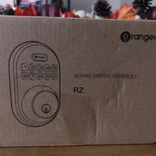 OrangeIot Keyless Entry - Electronic Keypad-1 Touch Lock - Satin Nickel- New