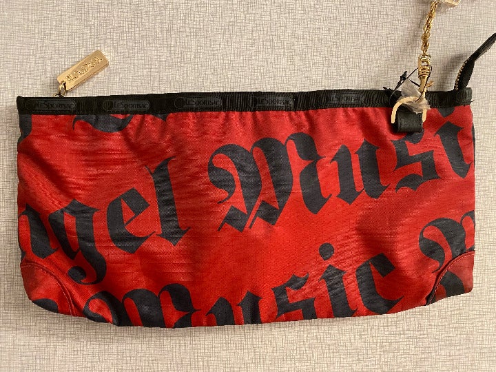 L.A.M.B LAMB For LeSportsac Skinny Clutch Mega Lamb Red Holiday BNWT Rare New