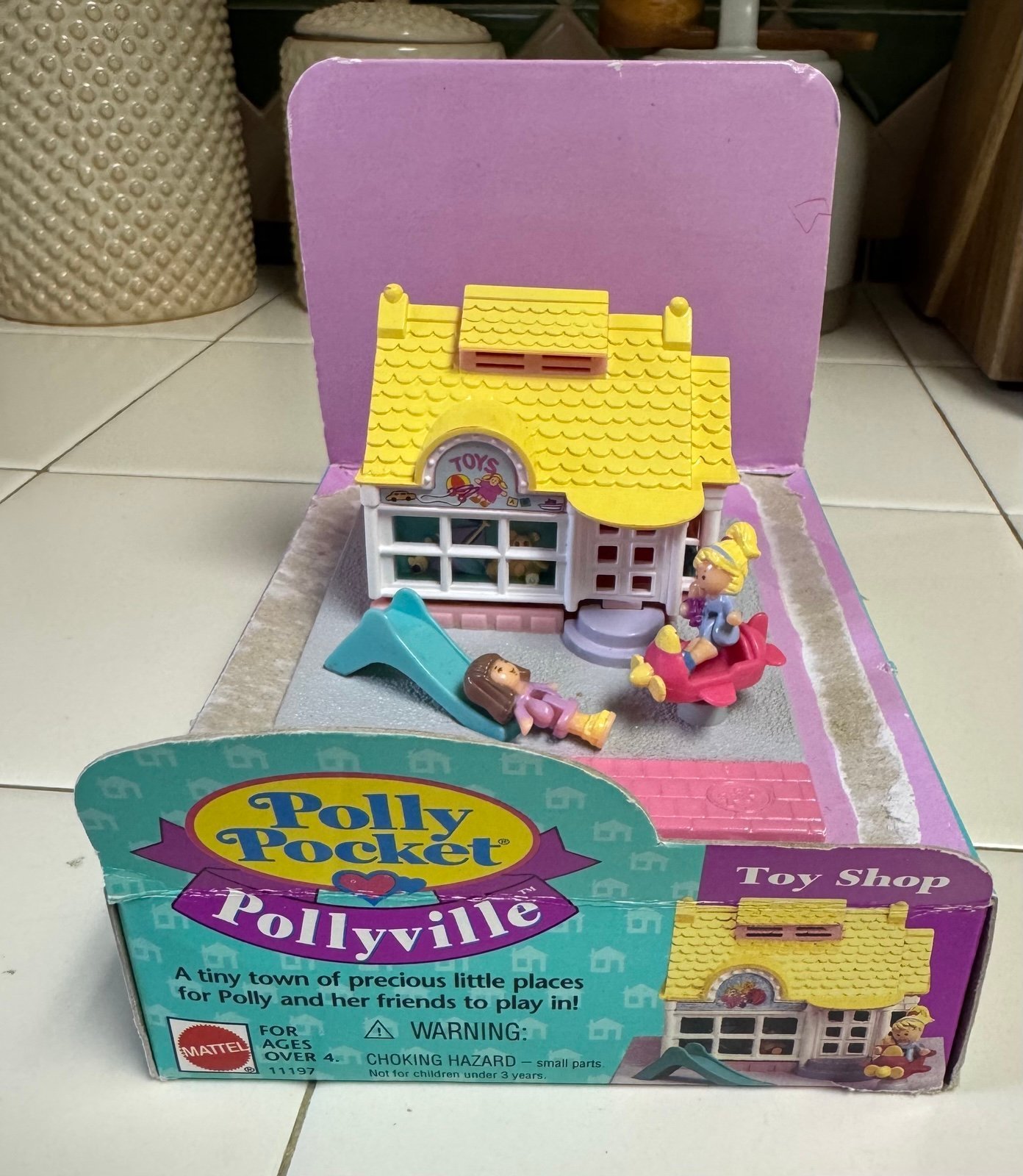 1993 Vintage Bluebird Toys Polly Pocket Toy Shop Complete w/ Open Box