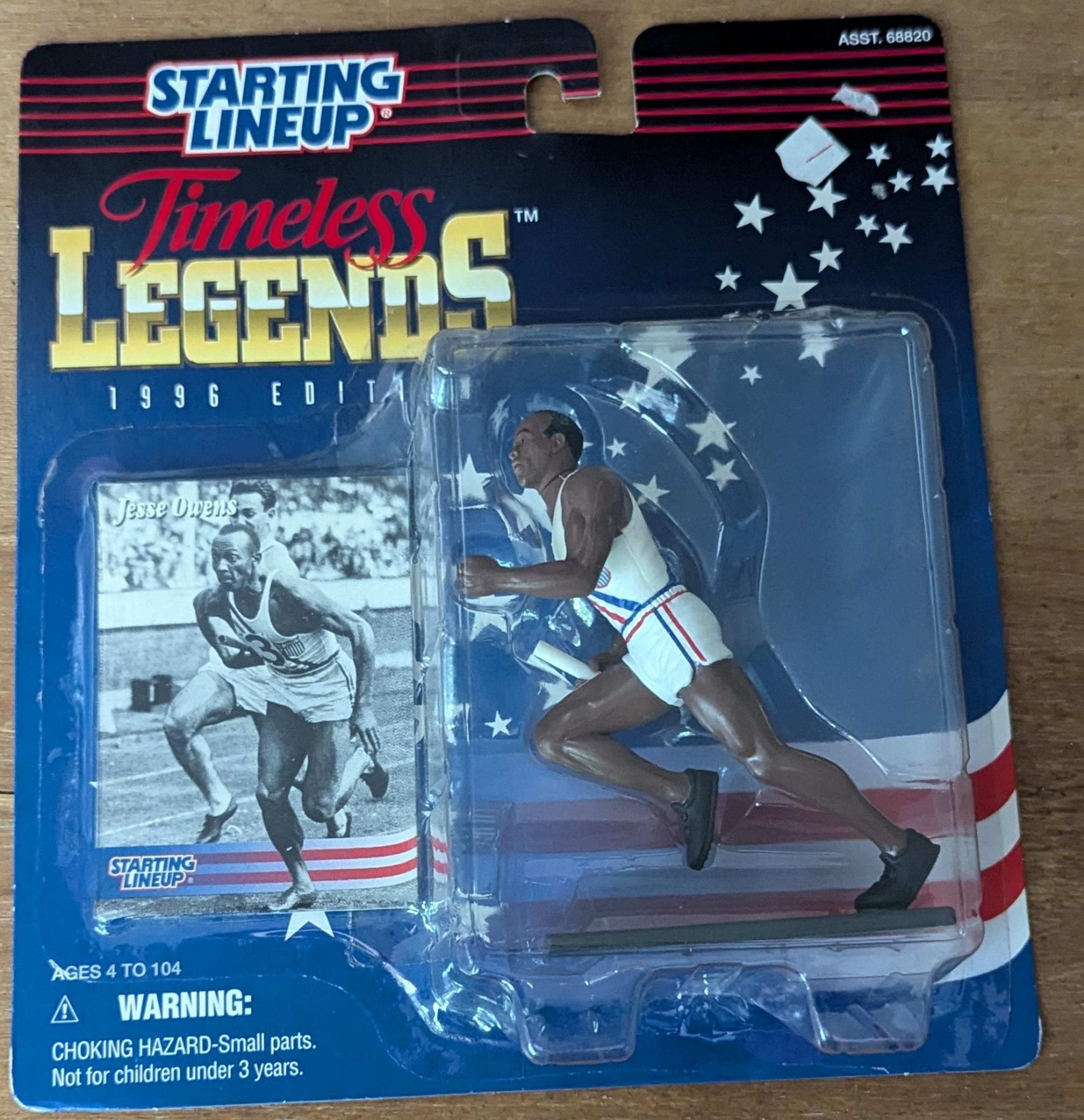 Starting Lineup Legends Jesse Owens USA Olympian  Kenner Sealed