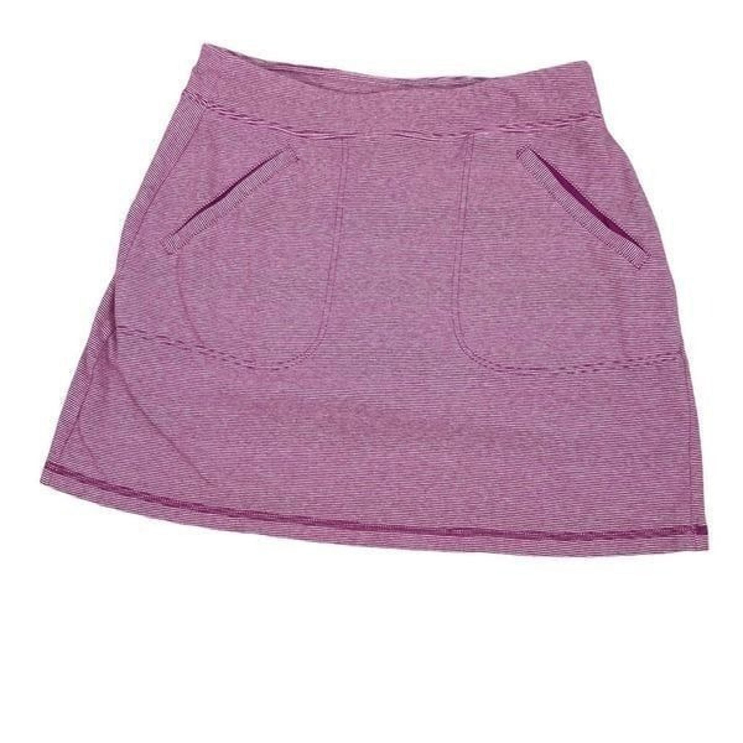 T by Talbots Stripe Skirt / Skort size Small Petite Pink