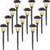 12 Pack Solar Pathway Lights Outdoor, Solar Garden Decorative Lights, Waterproof