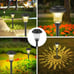 12 Pack Solar Pathway Lights Outdoor, Solar Garden Decorative Lights, Waterproof