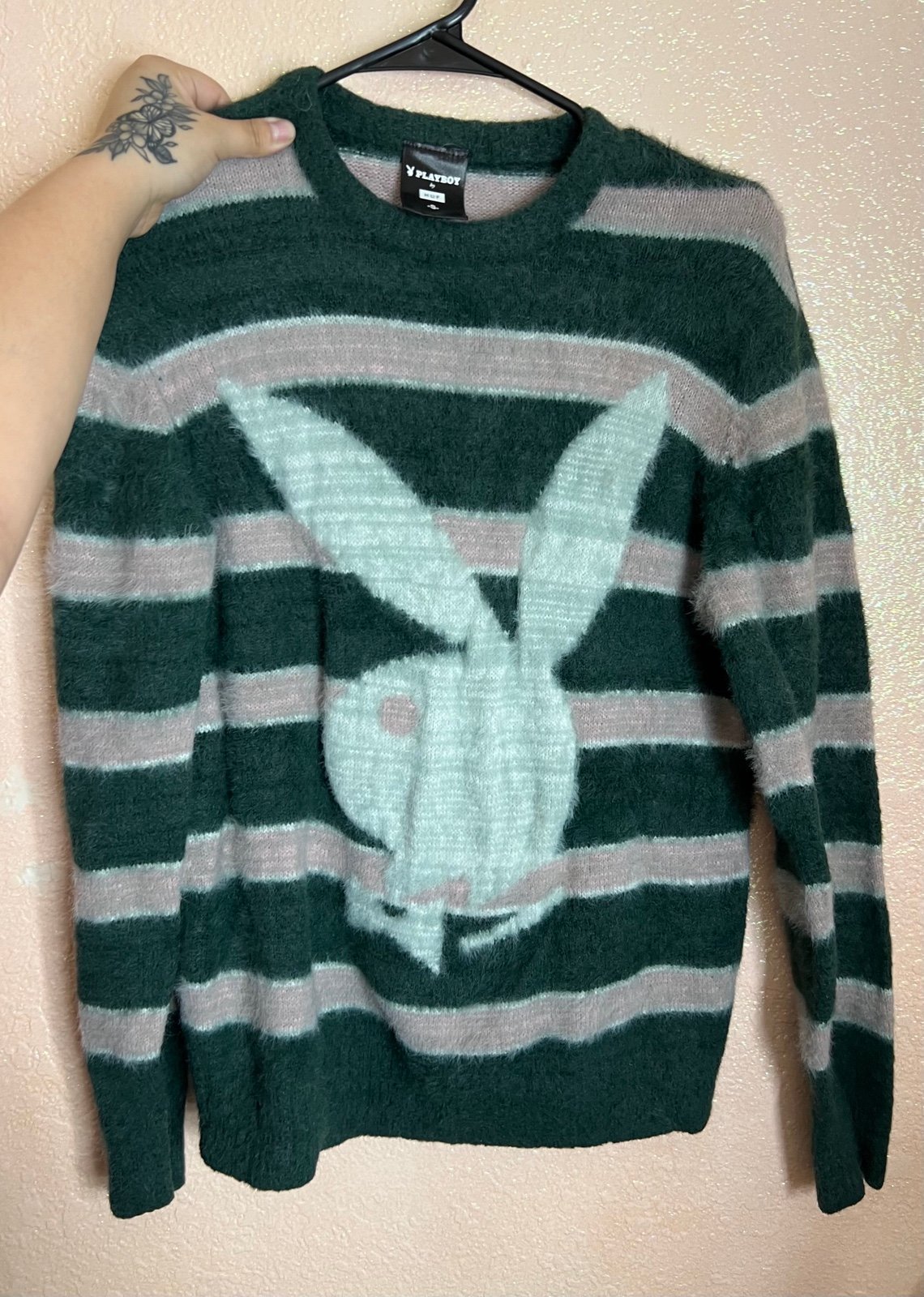 HUF Playboy Faux Mohair Sweater