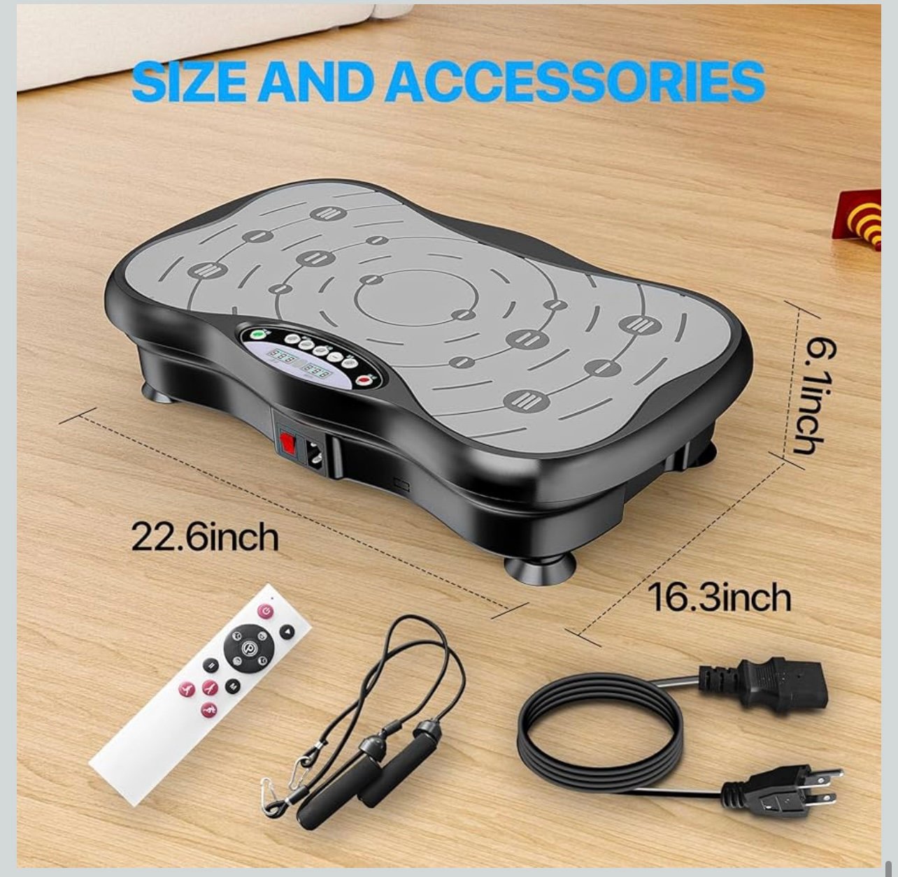 Vibration Plate Exercise Machine for Lymphatic Drainage Weight Loss, Whole Body