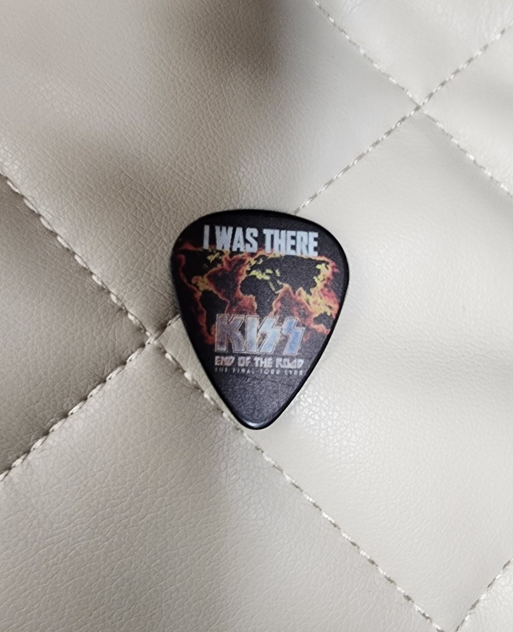KISS end of the road guitar pick