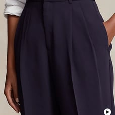 Polo Ralph Pleated Straight-Leg Pant — sz. 6