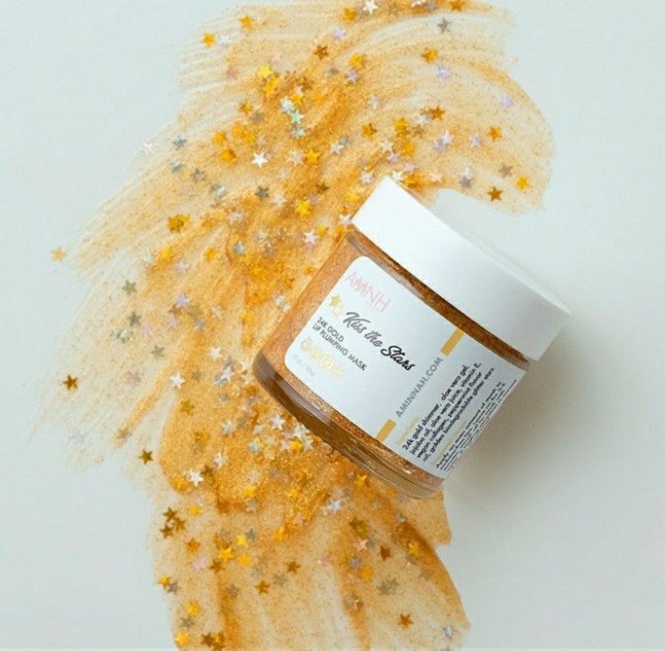 AMNH SKINCARE Kiss The Stars 24K Gold Lip Plumping Mask AMNH SKINCARE Kiss The Stars 24K Gold Lip Plumping Mask