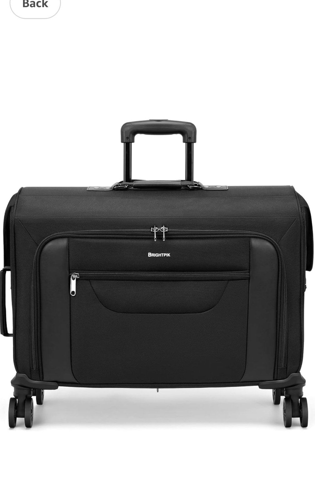 Rolling Garment Bag with Spinner Wheels, 22 Inch Garment Suitcase Rolling Away 4