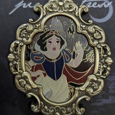 pinchantress reminiscence snow white scary trees fantasy pin bronze series LE